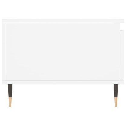Soffbord vit 90x50x36,5 cm konstruerat trä