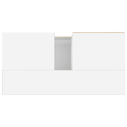 Badrumsskåp Vit 65x33x60 cm