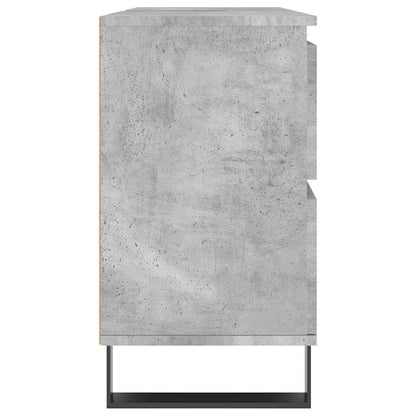 Badrumsunderskåp Betonggrå 80x33x60 cm