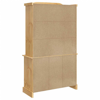 Skåp Trä Corona Brun 112x43x196 cm massiv mexikansk furu