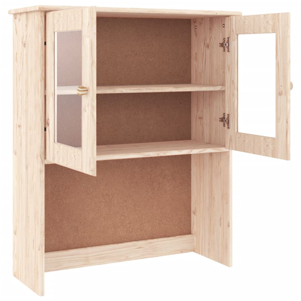 Skåp Trä Överdel 77x30x92 cm massiv furu