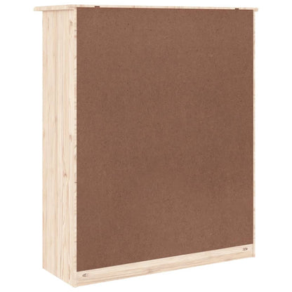 Skåp Trä Överdel 77x30x92 cm massiv furu