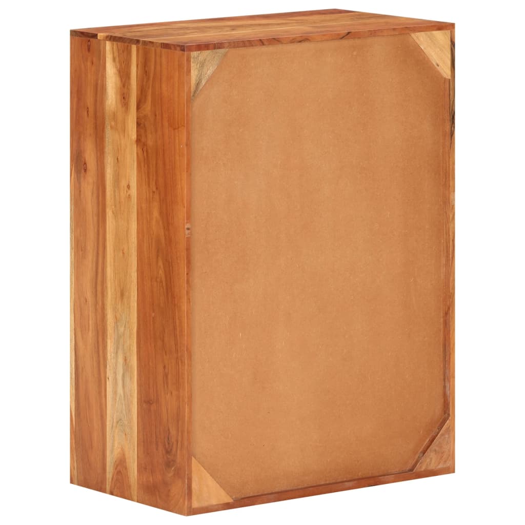 Skänk Trä 55x33x75 cm massivt akaciaträ