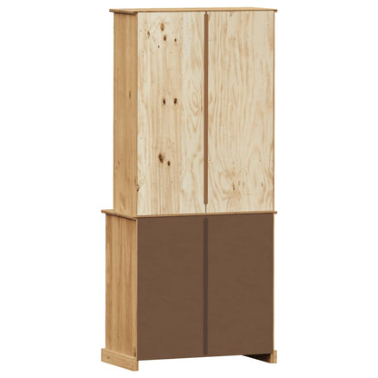 Skåp Trä VIGO 78x40x175 cm massiv furu