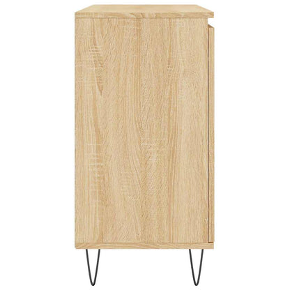 Skänk sonoma-ek 101,5x35x70 cm konstruerat trä