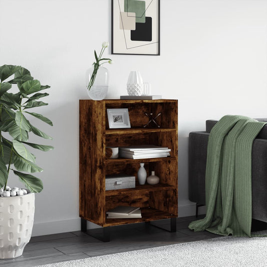 Skåp Rökfärgad Ek 57x35x90 cm