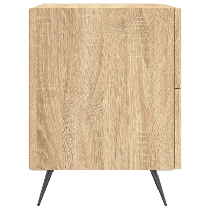 Sängbord 2 st sonoma-ek 40x35x47,5 cm konstruerat trä