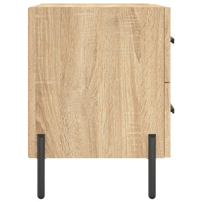 Sängbord 2 st sonoma-ek 40x35x47,5 cm konstruerat trä