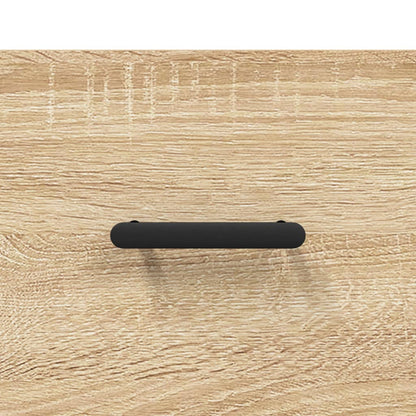 Sängbord 2 st sonoma-ek 40x35x47,5 cm konstruerat trä