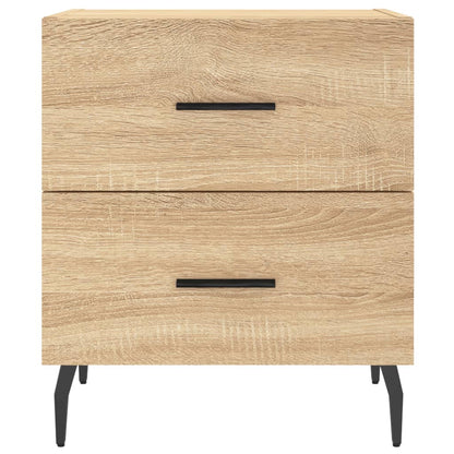 Sängbord 2 st sonoma-ek 40x35x47,5 cm konstruerat trä