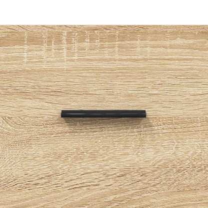 Sängbord 2 st sonoma-ek 40x35x47,5 cm konstruerat trä