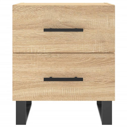 Sängbord 2 st sonoma-ek 40x35x47,5 cm konstruerat trä