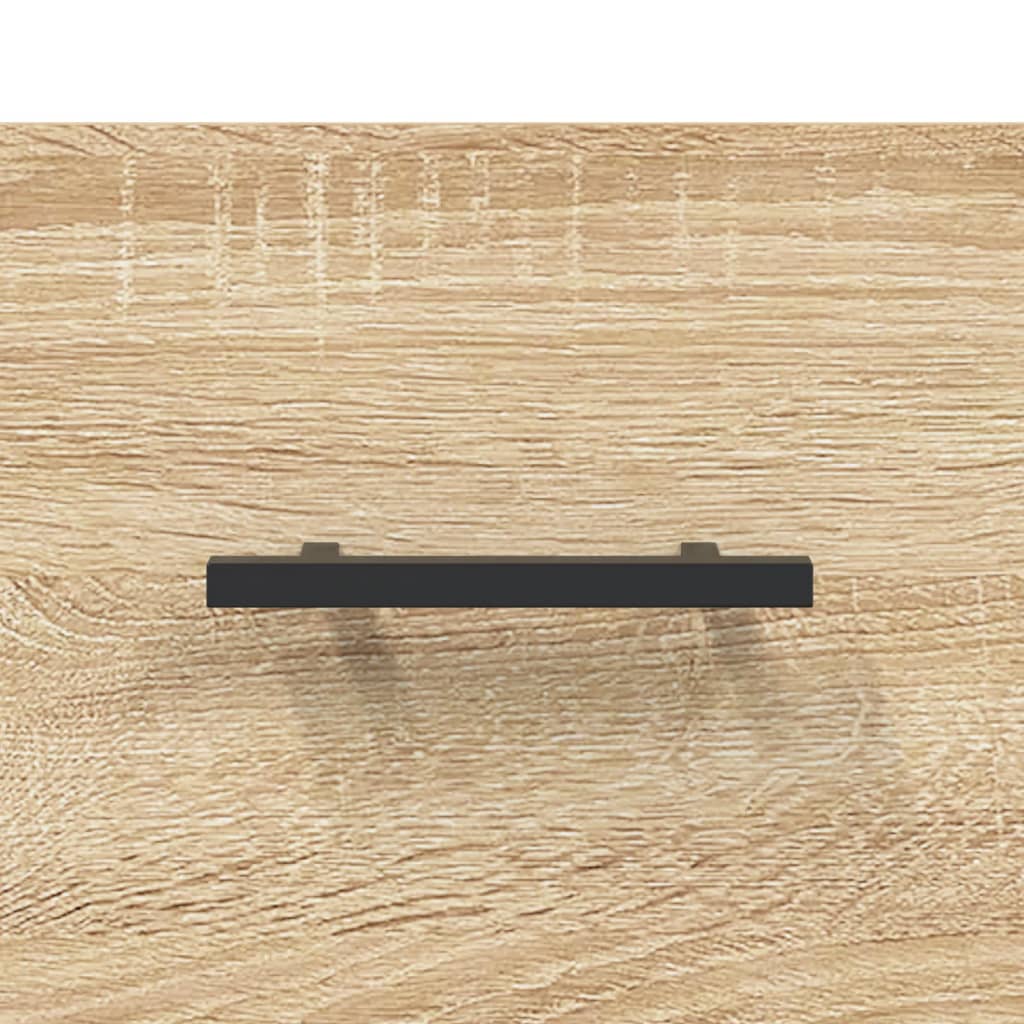 Sängbord 2 st sonoma-ek 40x35x47,5 cm konstruerat trä