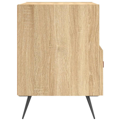 Sängbord 2 st sonoma-ek 40x35x47,5 cm konstruerat trä