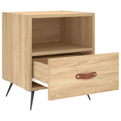 Sängbord 2 st sonoma-ek 40x35x47,5 cm konstruerat trä