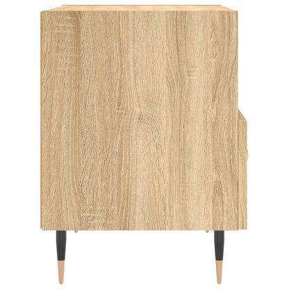 Sängbord 2 st sonoma-ek 40x35x47,5 cm konstruerat trä