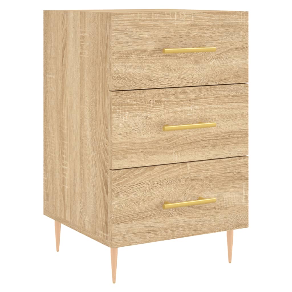 Sängbord Nattduksbord Sonoma Ek 40x40x66 cm