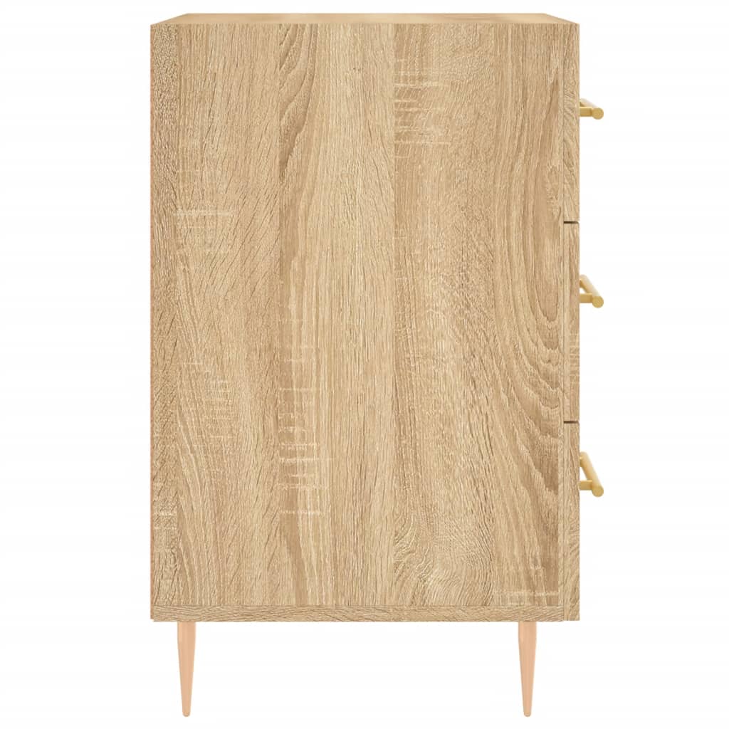Sängbord Nattduksbord Sonoma Ek 40x40x66 cm