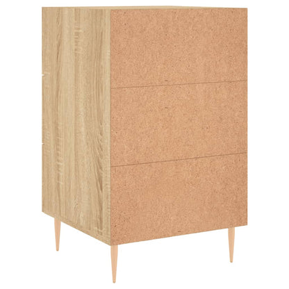 Sängbord Nattduksbord Sonoma Ek 40x40x66 cm