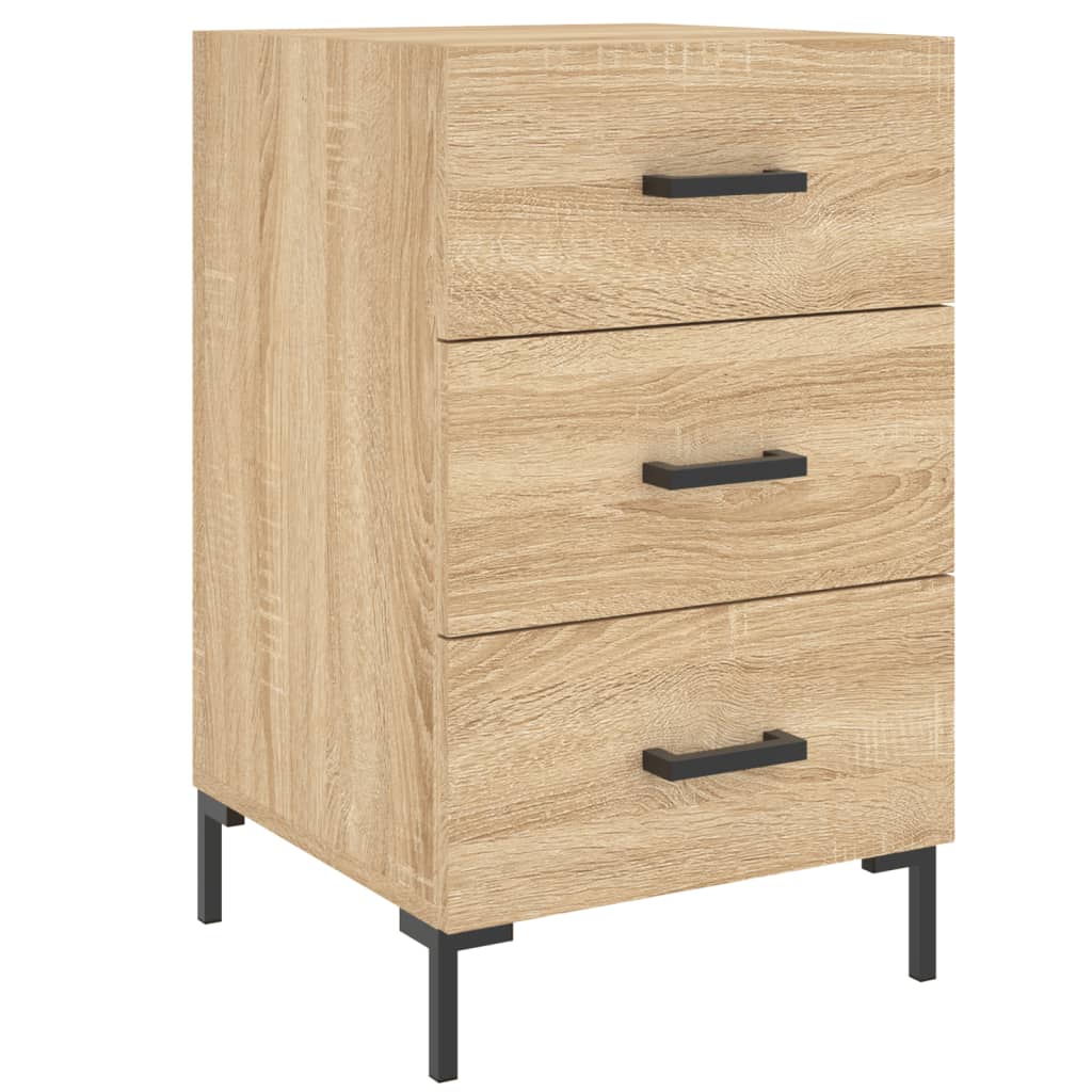 Sängbord Nattduksbord Sonoma Ek 40x40x66 cm