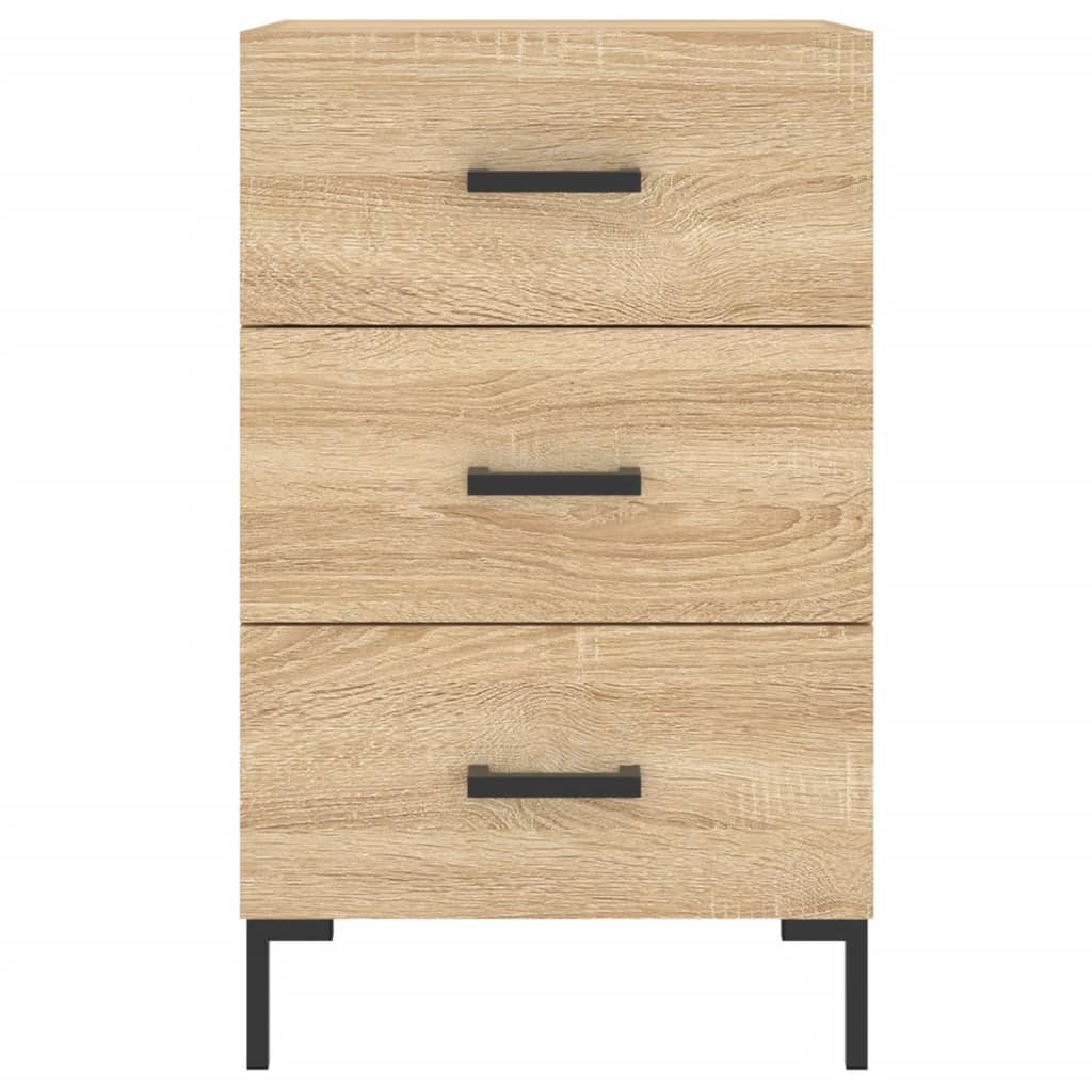 Sängbord Nattduksbord Sonoma Ek 40x40x66 cm