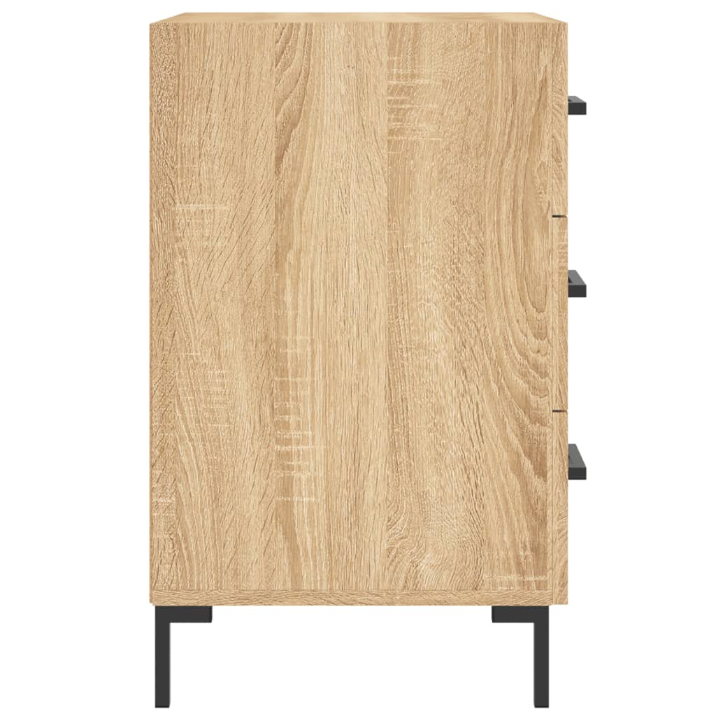 Sängbord Nattduksbord Sonoma Ek 40x40x66 cm