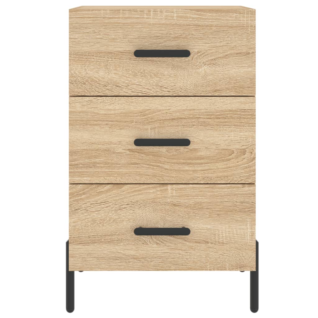 Sängbord Nattduksbord Sonoma Ek 40x40x66 cm