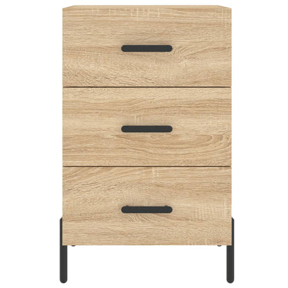 Sängbord Nattduksbord Sonoma Ek 40x40x66 cm