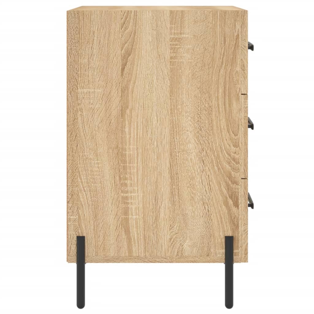 Sängbord Nattduksbord Sonoma Ek 40x40x66 cm
