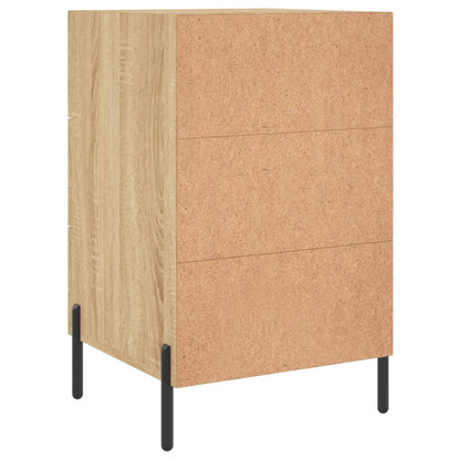 Sängbord Nattduksbord Sonoma Ek 40x40x66 cm