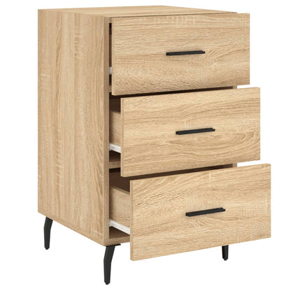 Sängbord Nattduksbord Sonoma Ek 40x40x66 cm