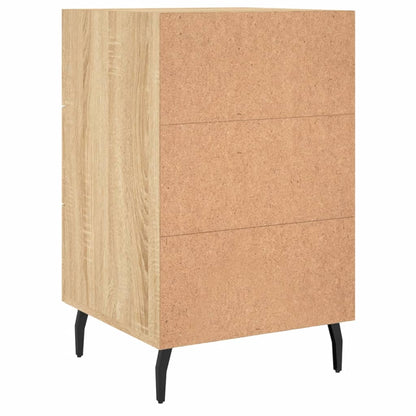 Sängbord Nattduksbord Sonoma Ek 40x40x66 cm