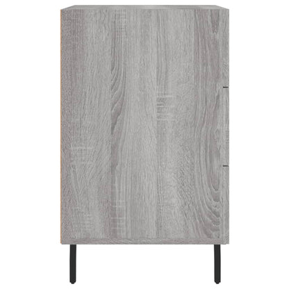 Sängbord Nattduksbord Sonoma Grå Ek 40x40x66 cm