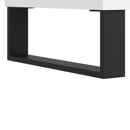 Sängbord Nattduksbord Vit 40x40x66 cm