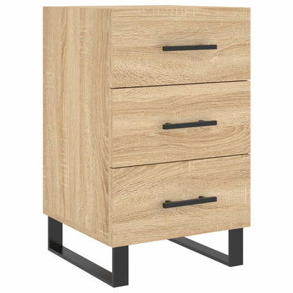 Sängbord Nattduksbord Sonoma Ek 40x40x66 cm