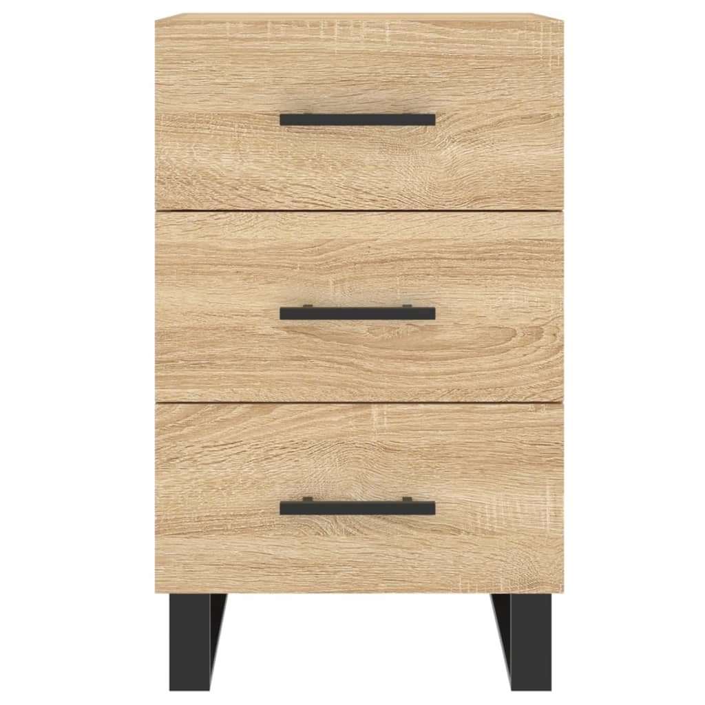 Sängbord Nattduksbord Sonoma Ek 40x40x66 cm