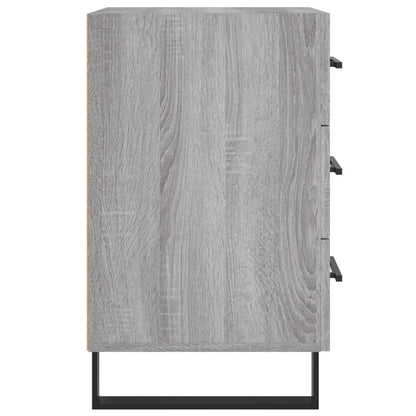 Sängbord Nattduksbord Sonoma Grå Ek 40x40x66 cm