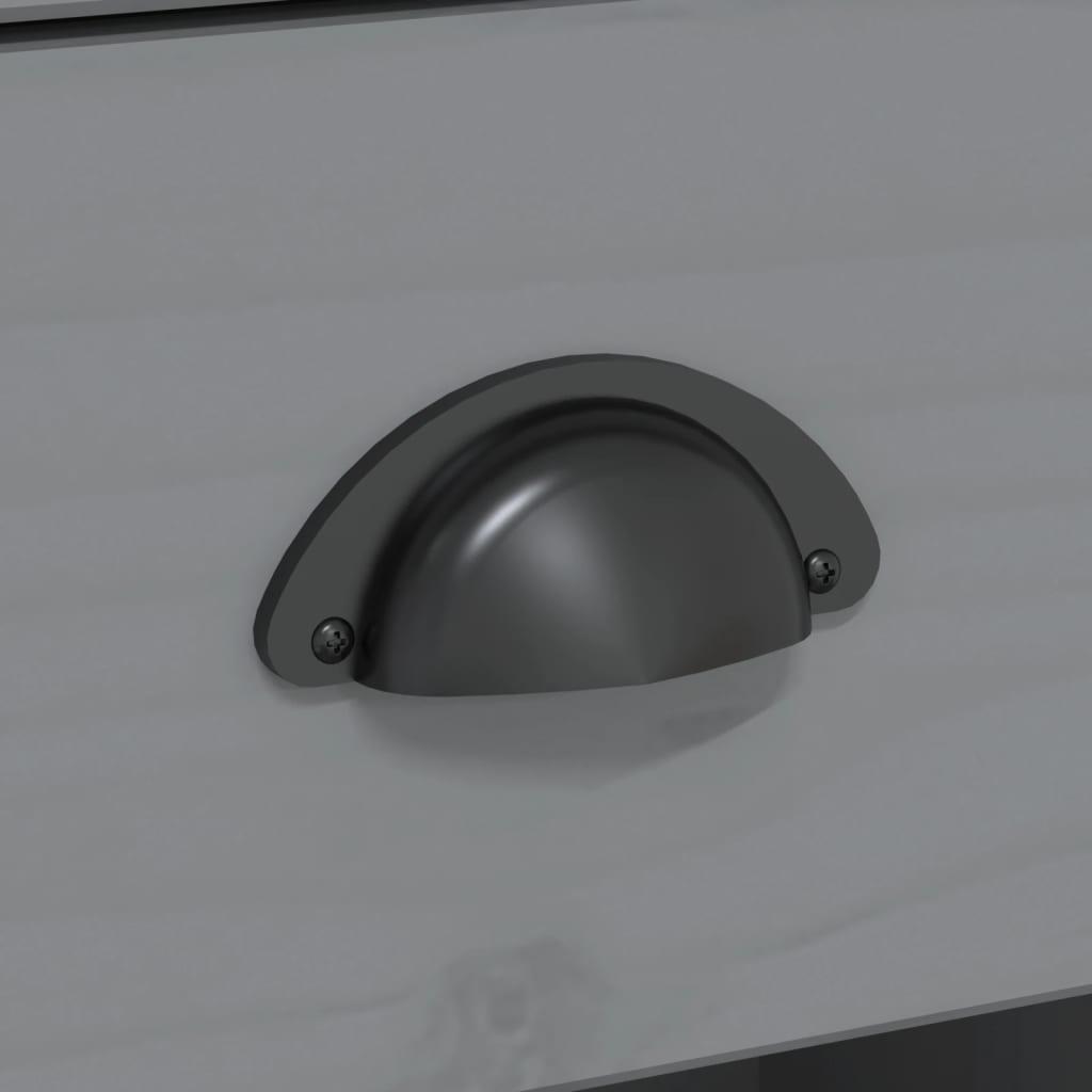 Skänk Grå BODO 115,5x44x80 cm massiv furu