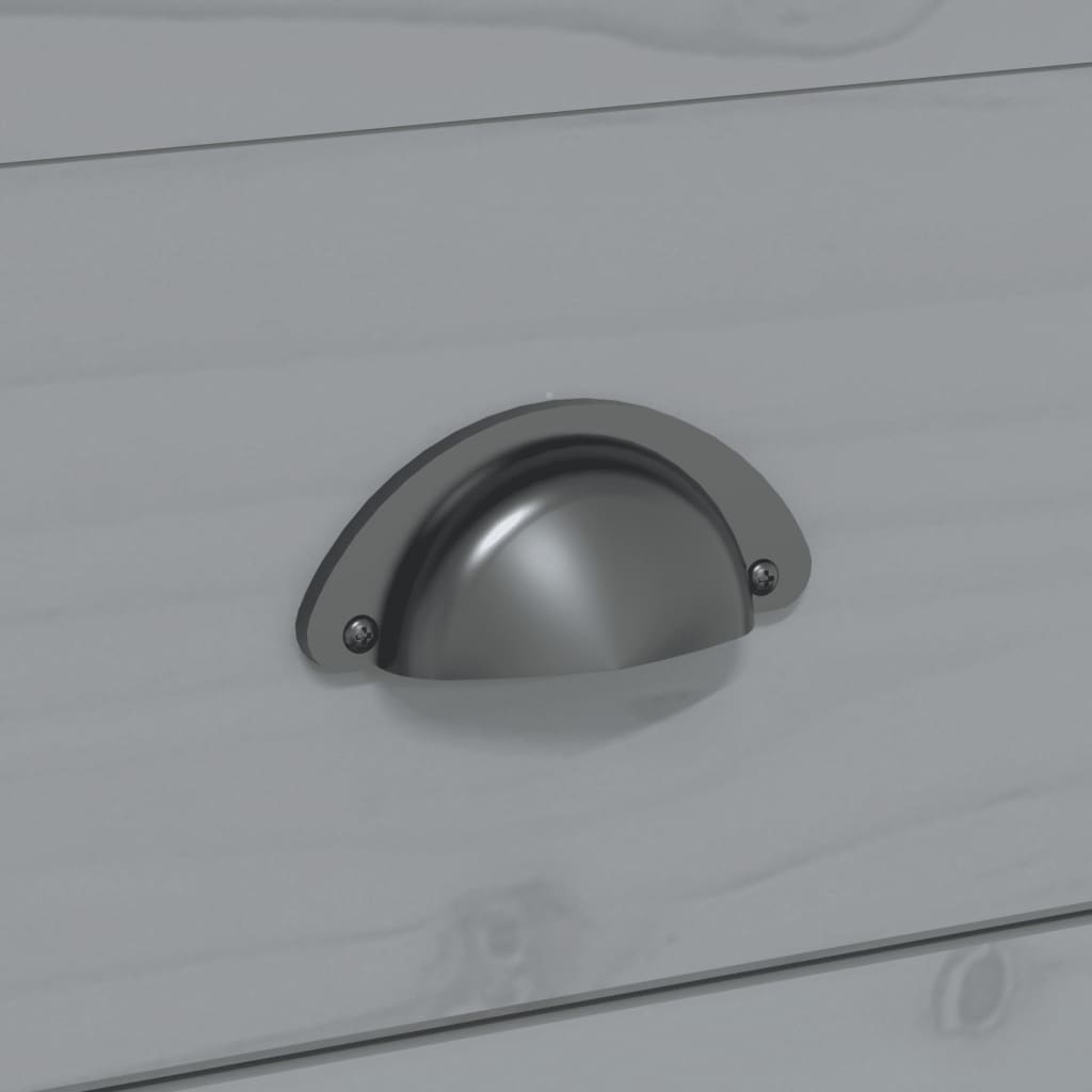 Soffbord Grå BODO 100x55x46 cm massiv furu