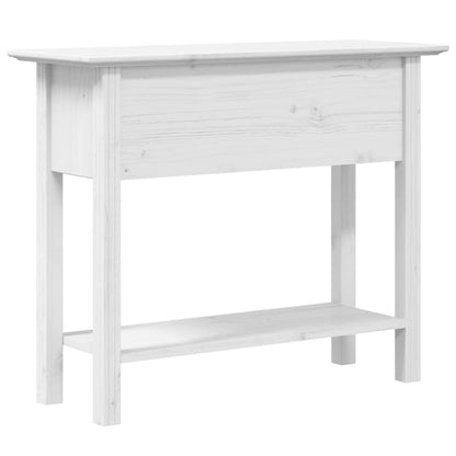 Avlastningsbord Konsollbord Vit BODO 91x35x74 cm massiv furu