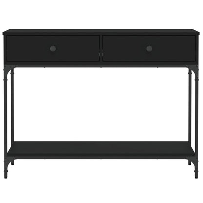 Avlastningsbord Konsollbord Svart 100x34,5x75 cm