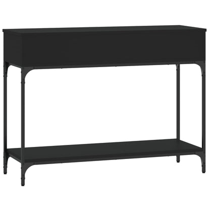 Avlastningsbord Konsollbord Svart 100x34,5x75 cm