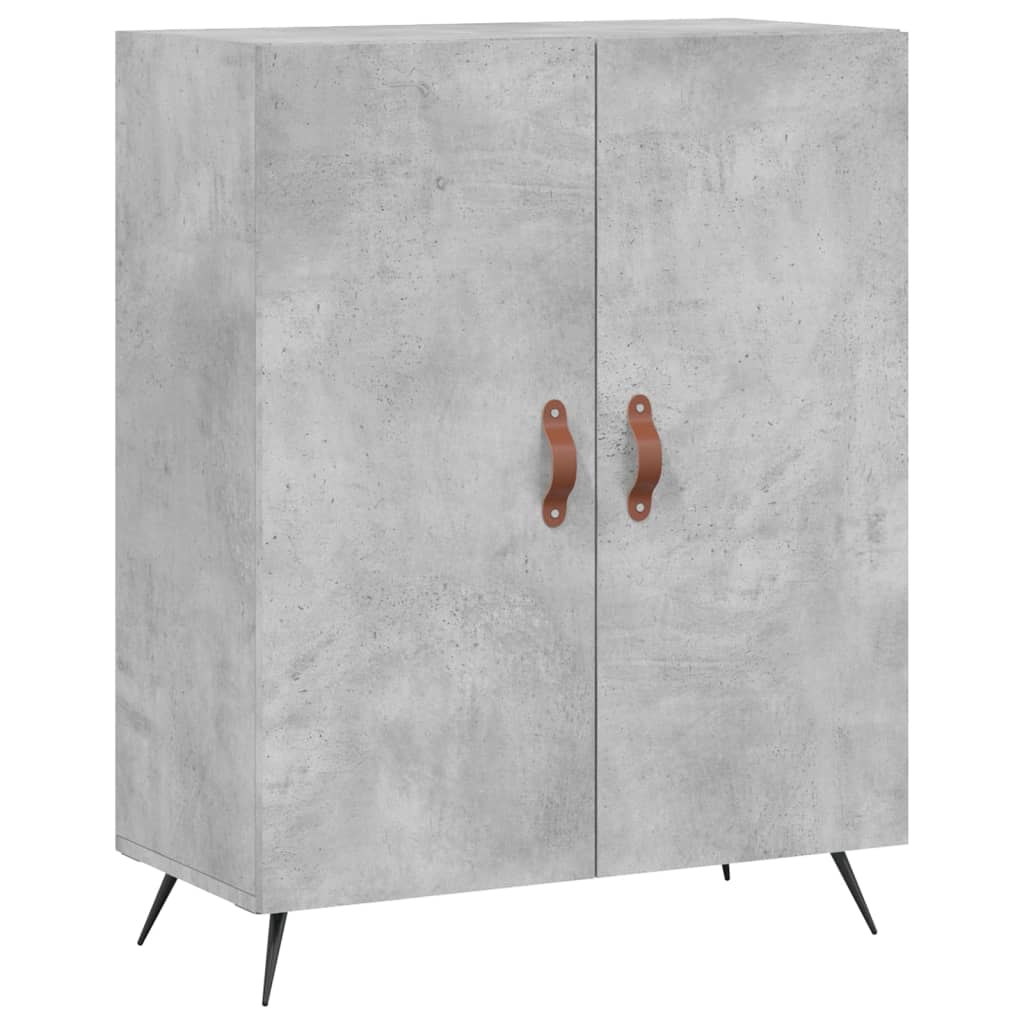 Skåp Betonggrå 69,5x34x180 cm