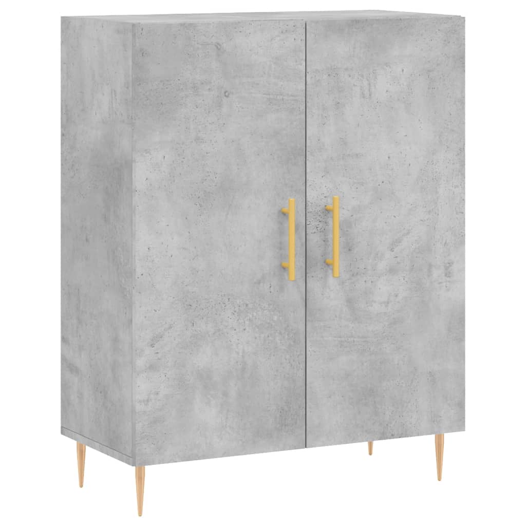 Skåp Betonggrå 69,5x34x180 cm