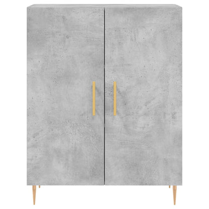 Skåp Betonggrå 69,5x34x180 cm