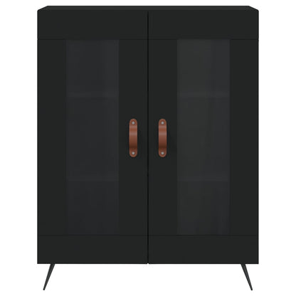 Skåp Svart 69,5x34x180 cm