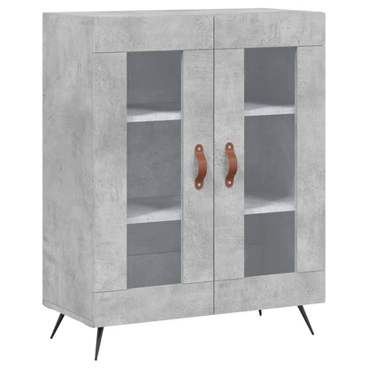 Skåp Betonggrå 69,5x34x180 cm