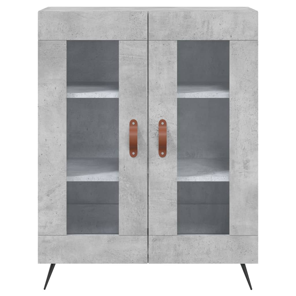 Skåp Betonggrå 69,5x34x180 cm