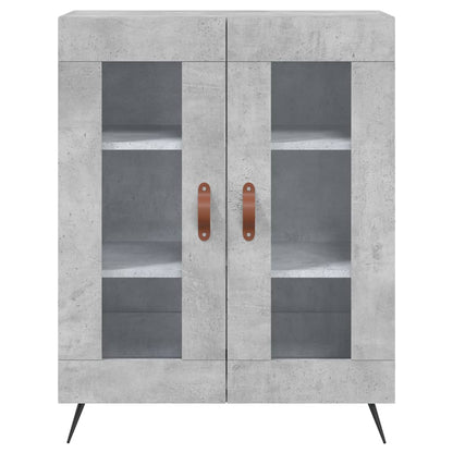 Skåp Betonggrå 69,5x34x180 cm