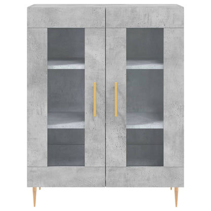 Skåp Betonggrå 69,5x34x180 cm